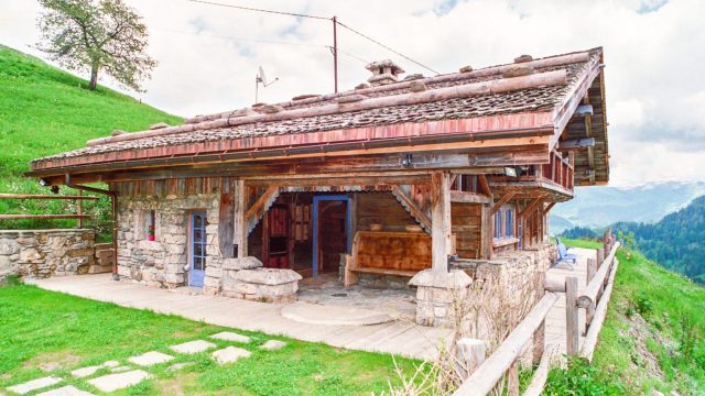 Entrée du chalet d'Heïdi